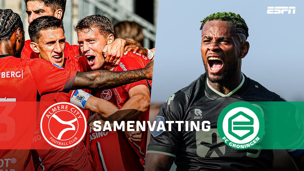 Snelle goal Baptiste Guillaume, Leandro Bacuna kopt raak 💥 | Samenvatting Almere City - FC Groningen