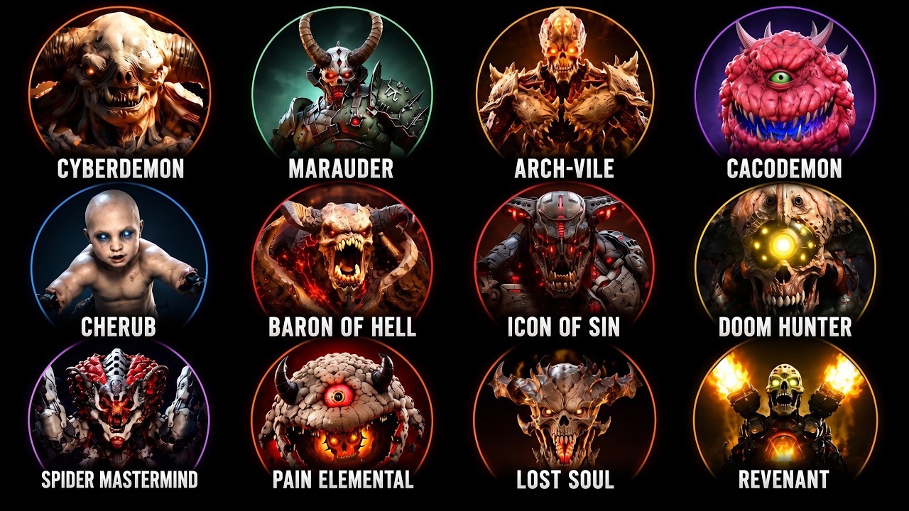 Every Demon in Doom Explained in 10 Minutes