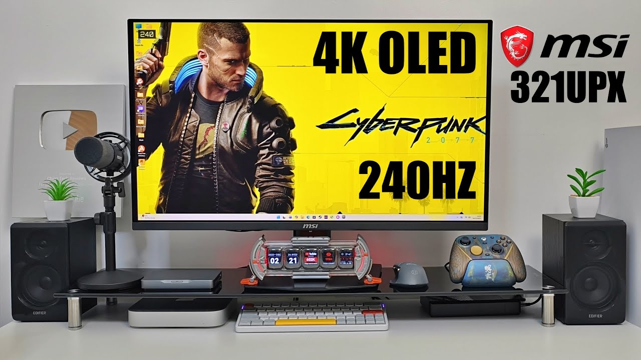 Обзор MSI MAG 321UPX QD-OLED – Лучший игровой OLED-монитор?