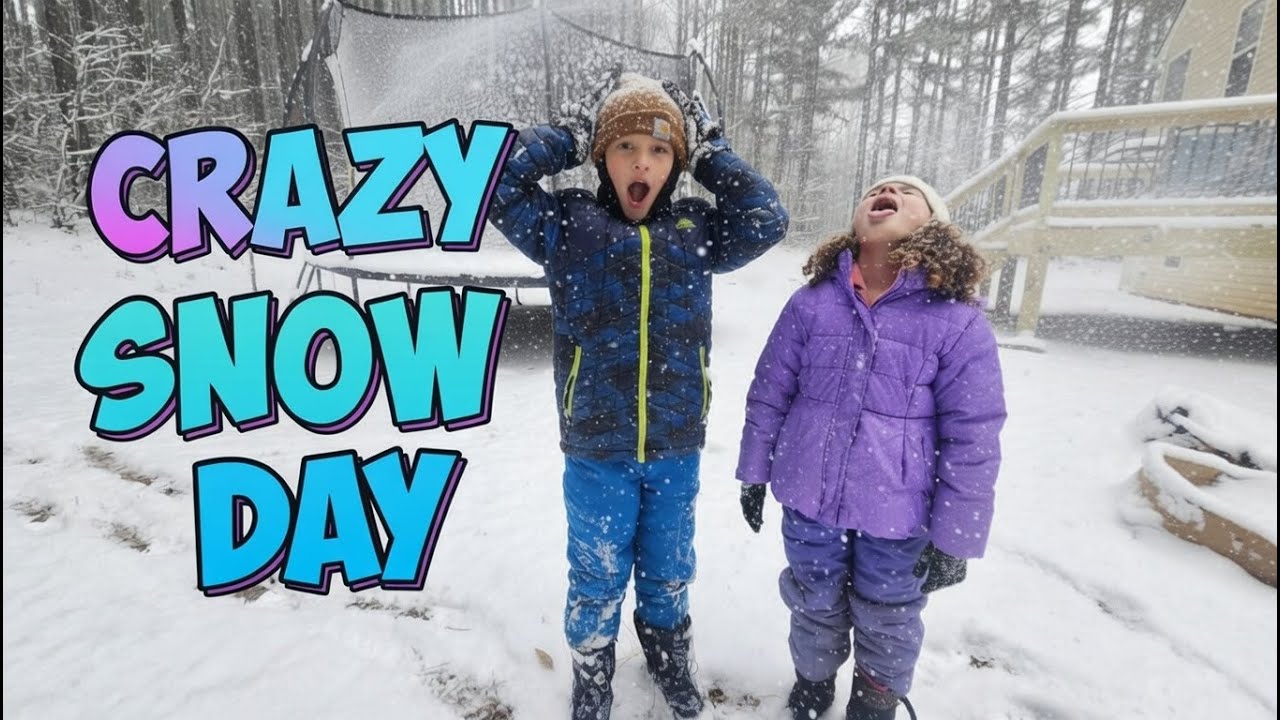 CRAZY SNOW DAY ❄️☃️🎿