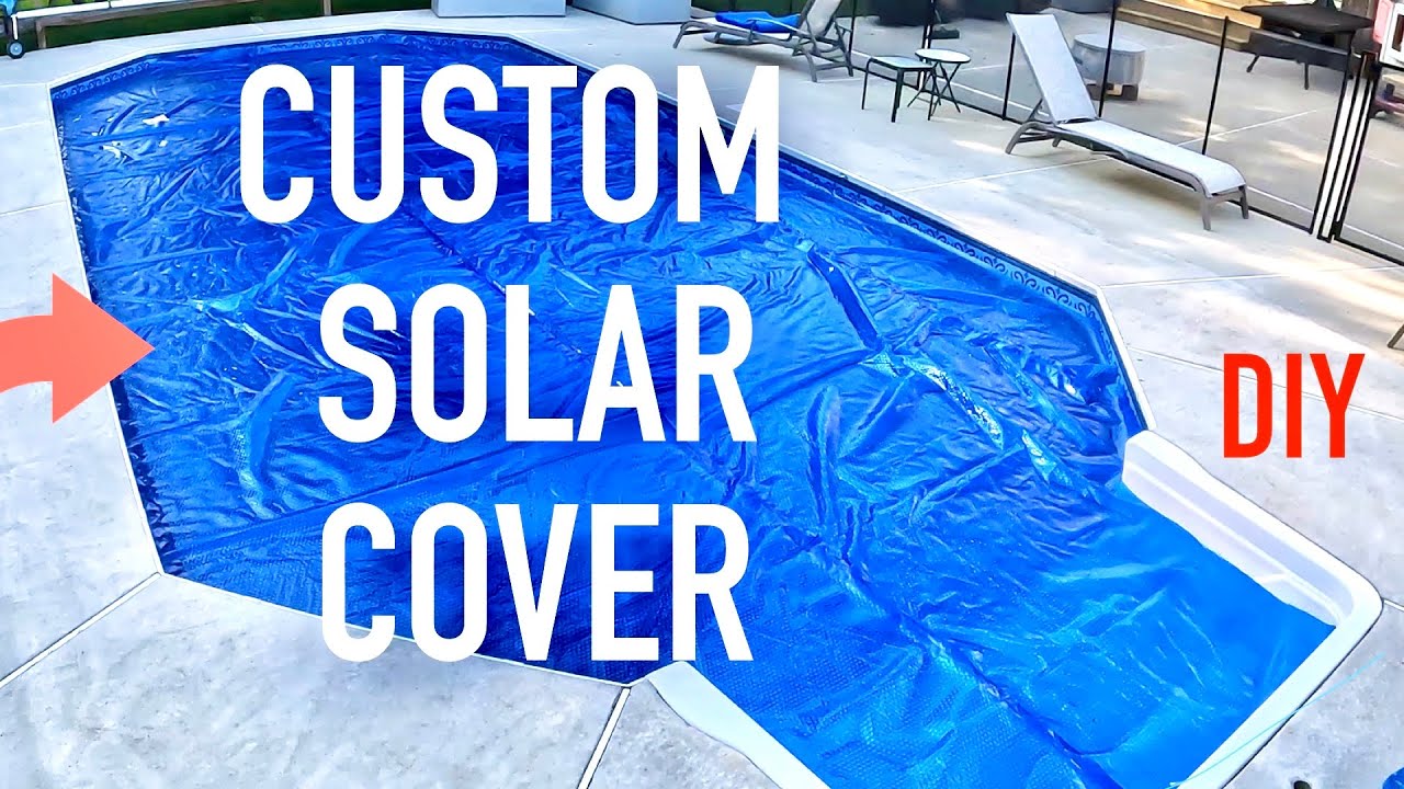 Custom Solar Cover Install - #DIY #familydiytv #pool #solarenergy