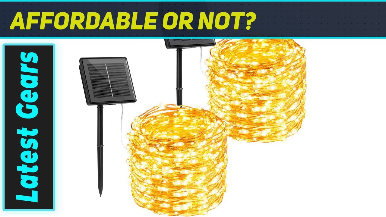 Brightown Solar String Lights: BEST Solar Fairy Lights?