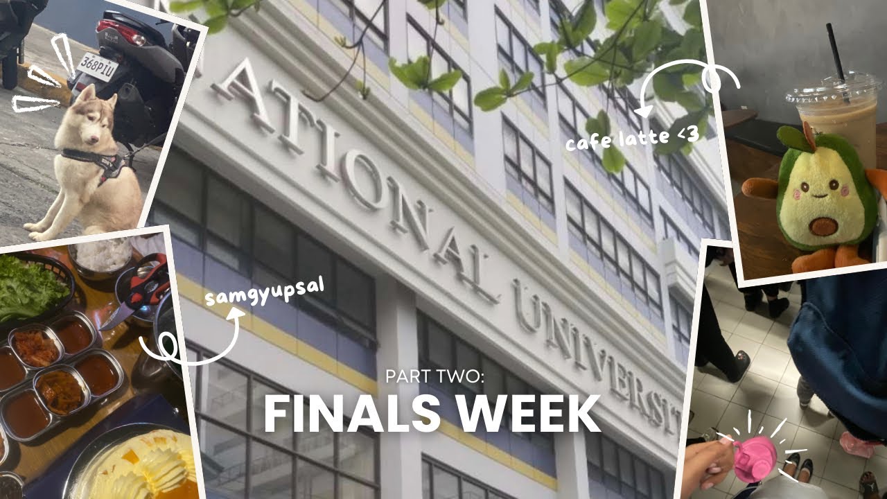 UNI VLOG: SOPHOMORE FINALS 1ST TERM 📚 [NU MNL PHARMA]