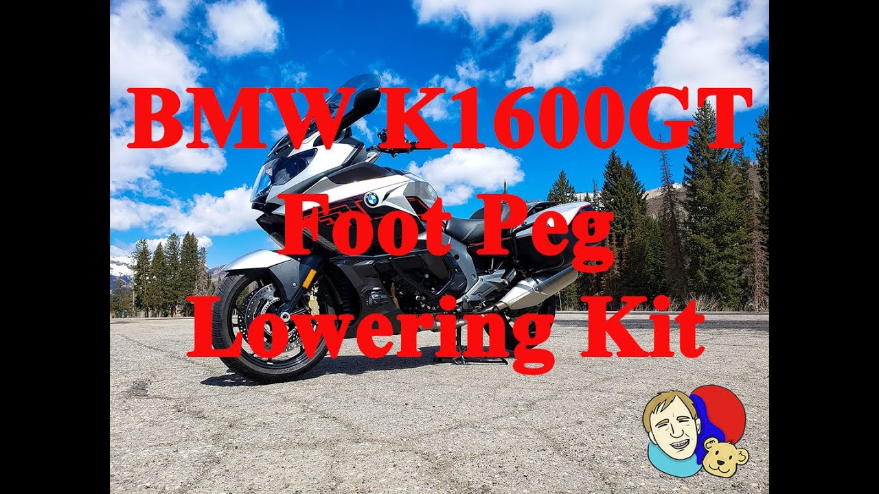 BMW K1600GT Foot Peg Lowering Blocks