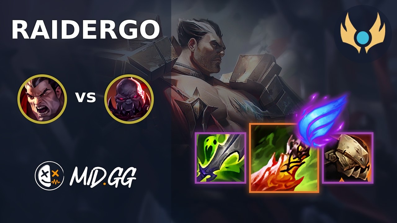 MID.GG: [ RaiderGO ] Darius TOP vs Sion | EUW CHALLENGER | LOL Season 2026