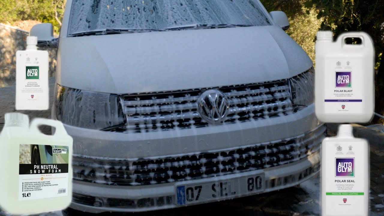 Pressure Washer | Autoglym Polar Blast - Seal | Valet Pro Neutral Snow Foam | Bear Force Foam Lance