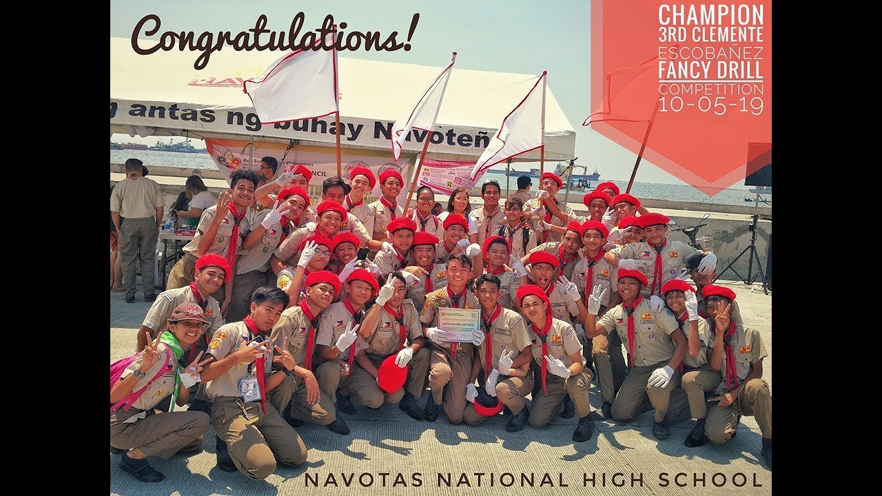 Navotas National High School Fancy Drill 2019 Champion