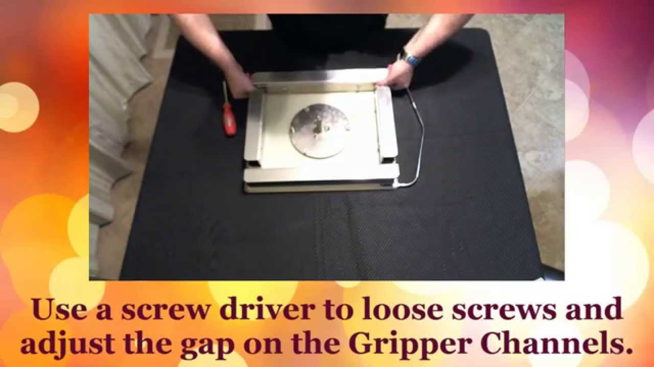 Adjust Gap on Gripper Kit - Brother GT-541 / GT-782 / GT-3 Printers
