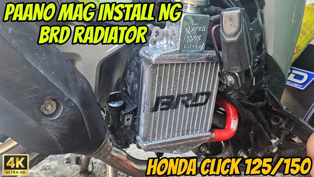 Paano Mag Install ng BRD Radiator Hypercool sa Honda Click 125/150