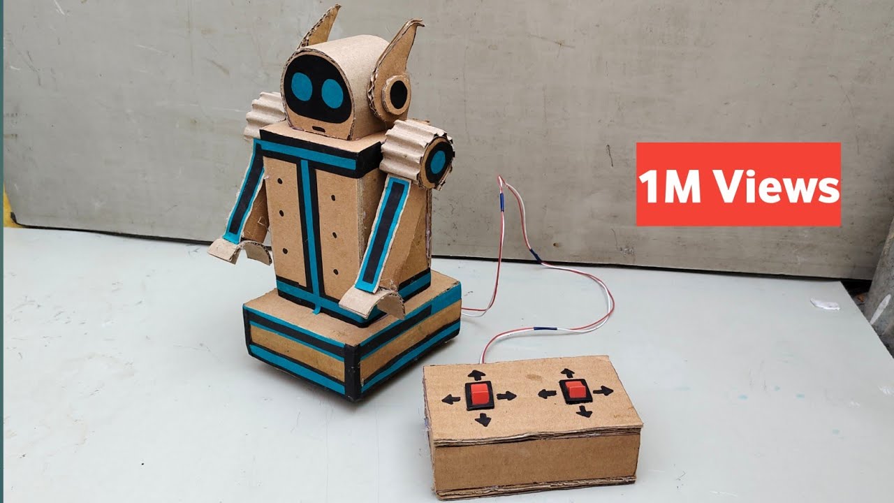 Amazing How To Make Robot With Cardboard Robot Toy DIY Homemade