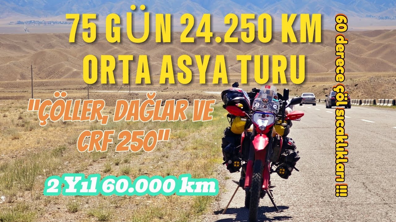 CRF 250L Orta Asya’da Ne Kadar Dayanıklı? | Zorlu Yol Hikayesi!