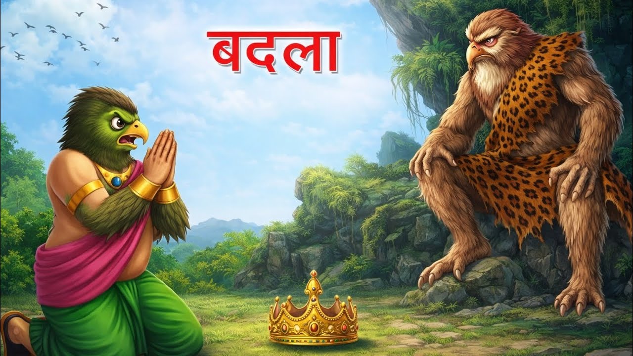 जादूई तालाब |JADUE TALAB |Moralstory |Bedtimestory |Birdscartoon |Panchtntrakahani| Hindicartoon 