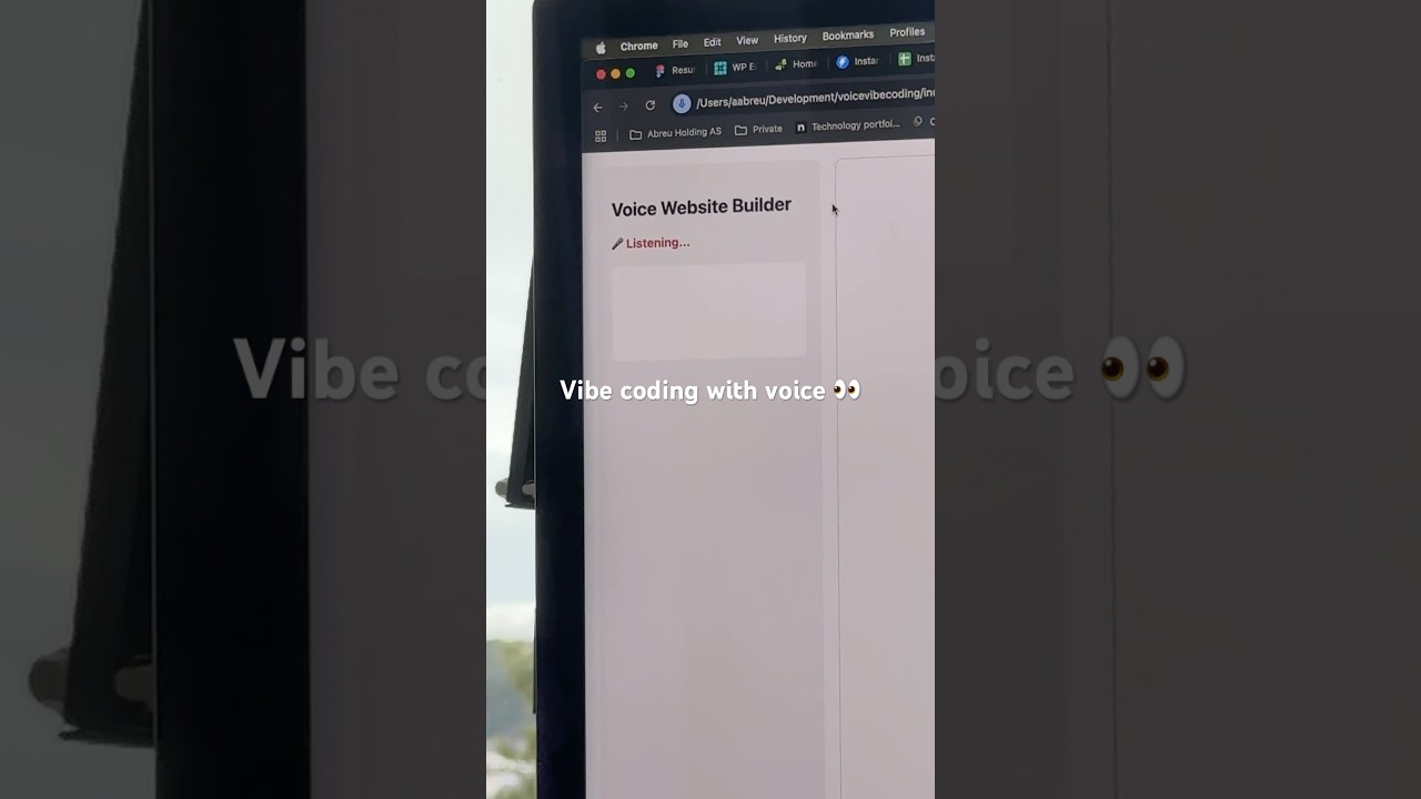Little prototype for fully hands free vibe coding