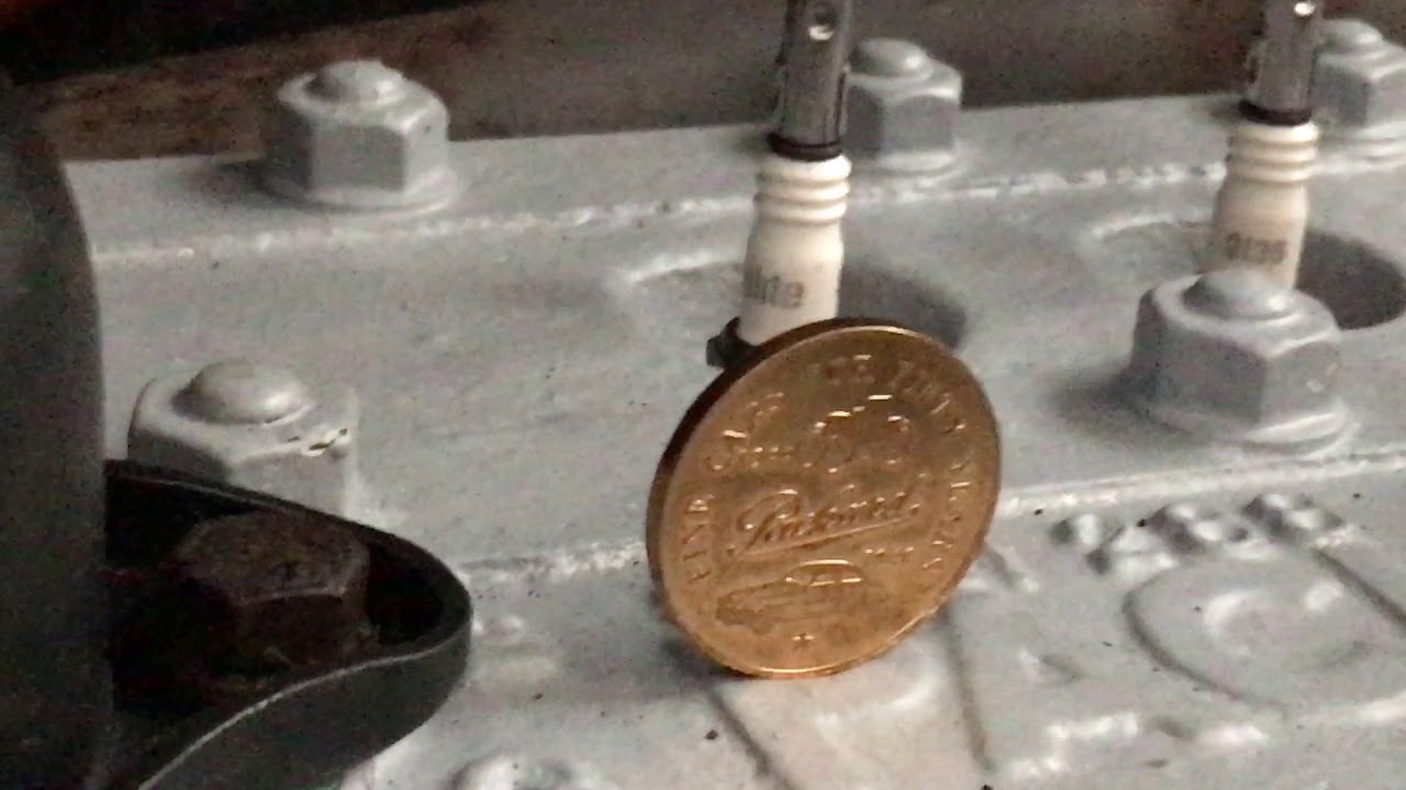 inline eight engine balancing coin 1949 Packard Golden Anniversary