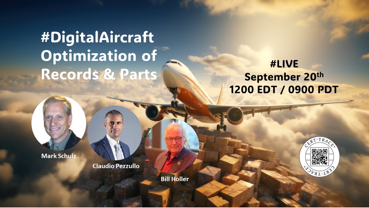 #DigitalAircraft | Optimization of Records & Parts | #LinkedInLIVE