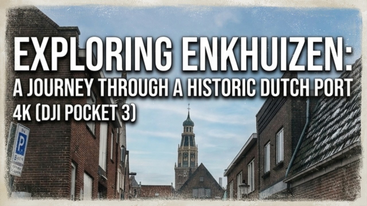 Exploring Enkhuizen: A Journey Through a Historic Dutch Port City | DJI Pocket 3 4K