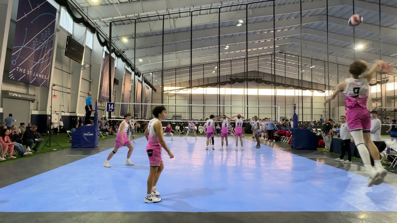 The St James & Boys ECPL AAU Grand Prix tournament 2025 Velocity 16 national VS ACAD 16 Red 2 Game 2