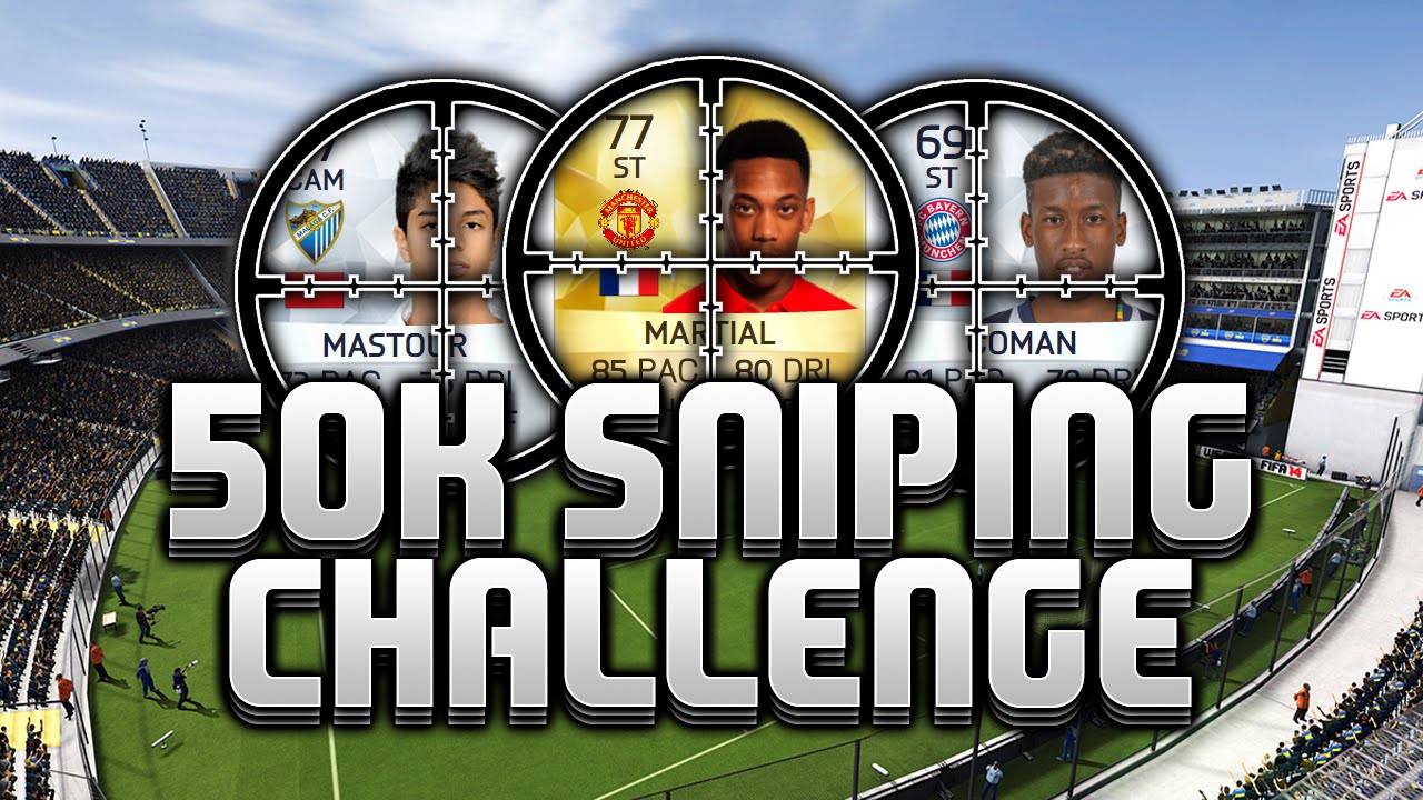 FIFA 16 | 50K SNIPING CHALLENGE vs THEGAMERCAN | SNIPING EXTINCT AND RARE PLAYERS