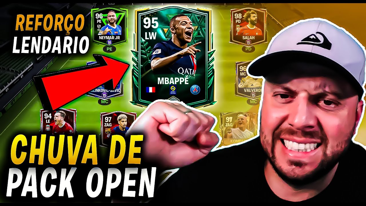 MBAPPE chega ao TIME!! Muito pack open fc 24 mobile!!