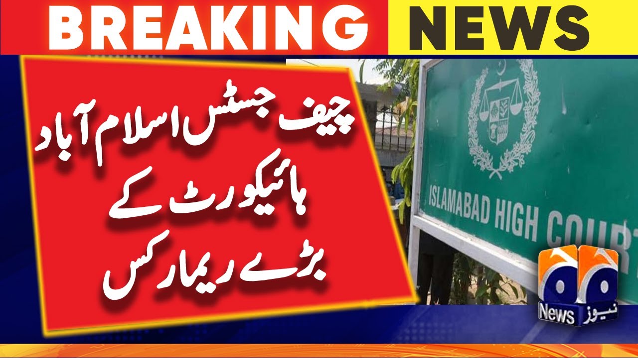 Major remarks of Chief Justice Islamabad High Court | Noor Mukadam Case