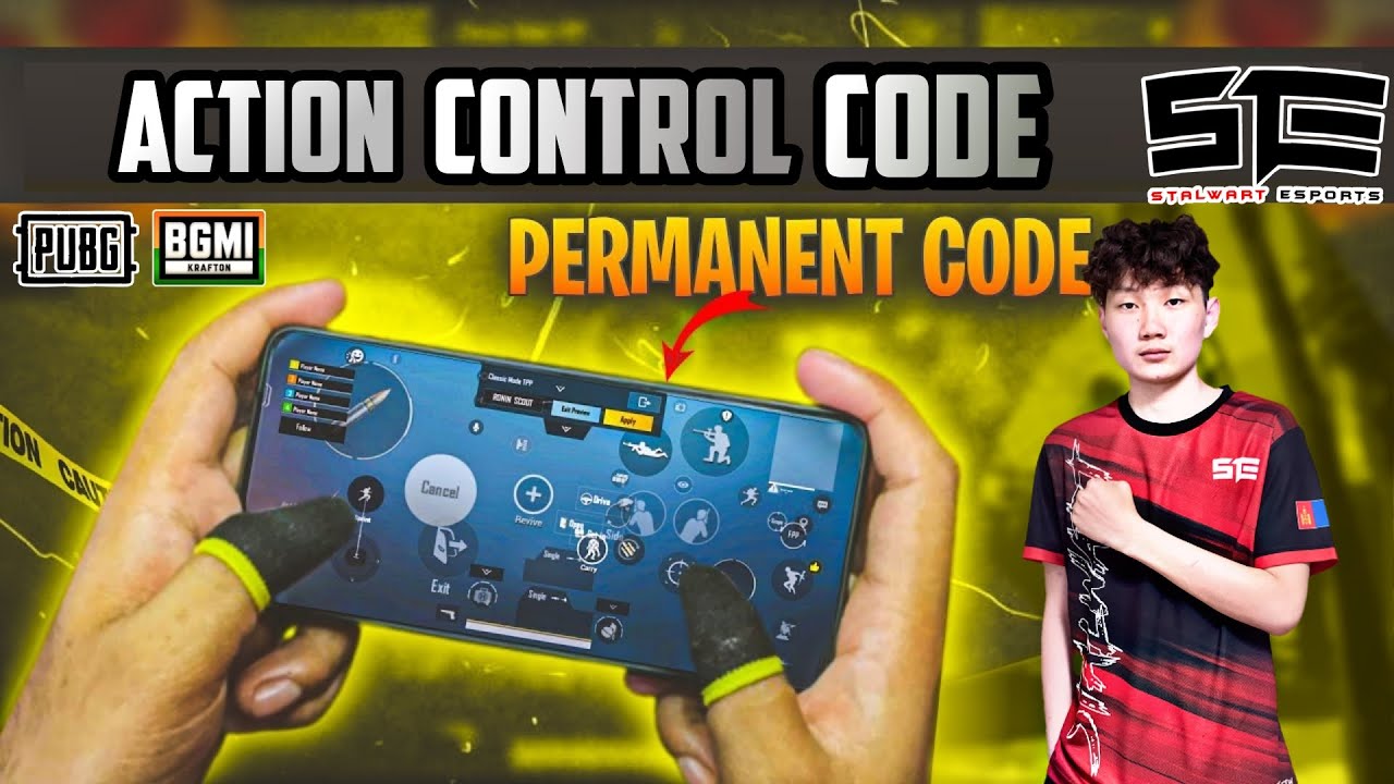 (2023) STE Action Control code & Sensitivity code 5 finger claw PUBG & BGMI #steactioncontrolcode