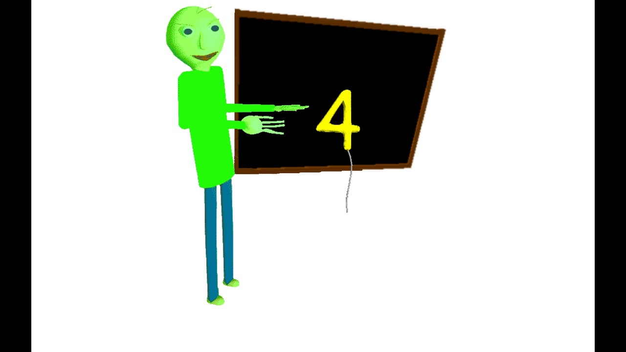 Baldi But Four(Continuous Episode of Baldi But Three) - Gameplay