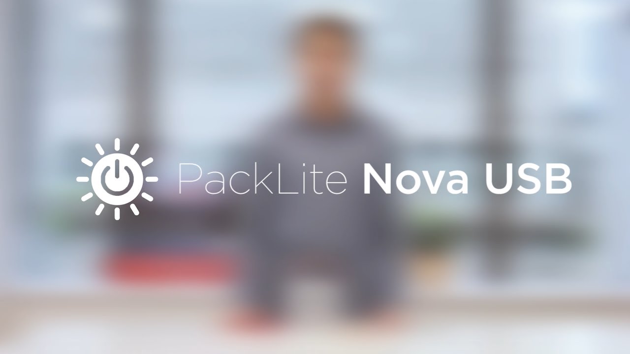 How to charge your PackLite Nova USB