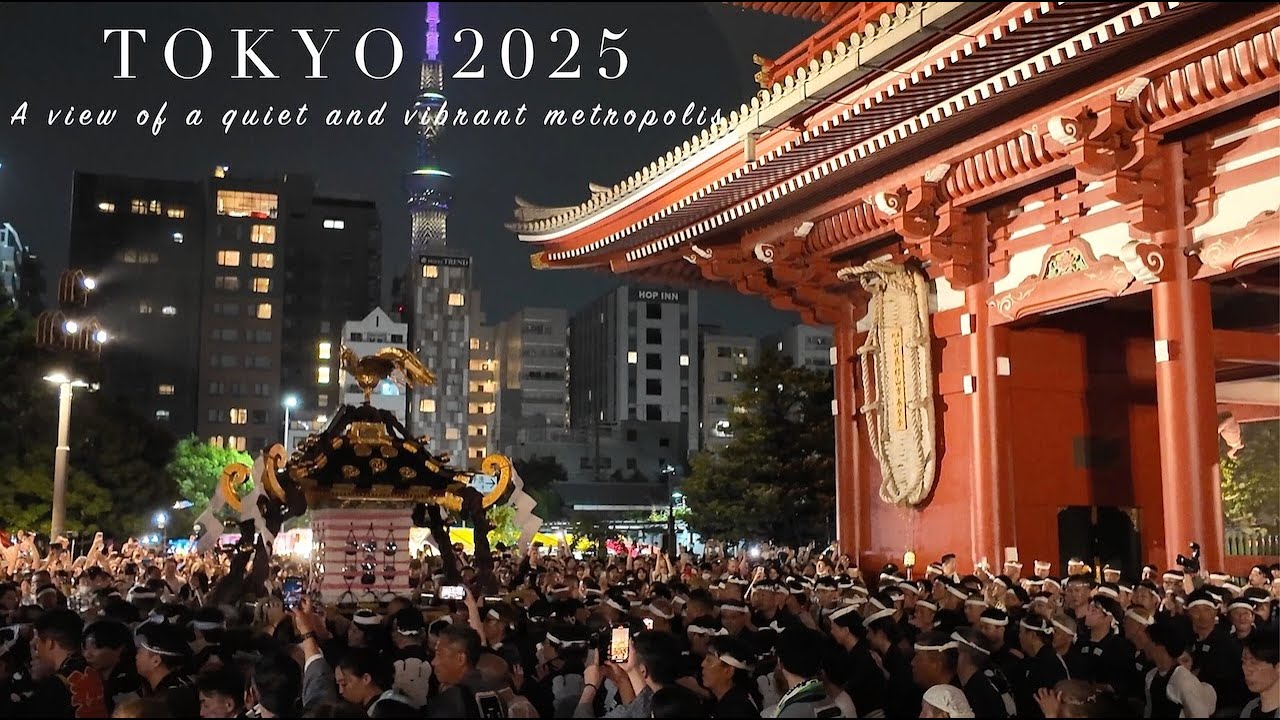 [4K] Tokyo 2025  A View of a quiet and vibrant metropolis