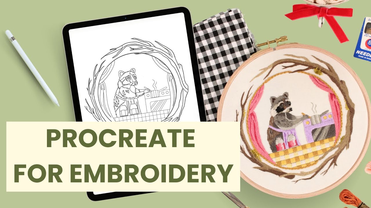 Making Embroidery Designs In Procreate - Useful Tools and Tips