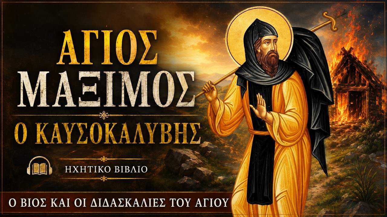 ΜΑΞΙΜΟΣ Ο ΚΑΥΣΟΚΑΛΥΒΗΣ - Ο Άγιος της Νοεράς Προσευχής | Διαβάζει ο Ανδρέας Χατζηδήμου
