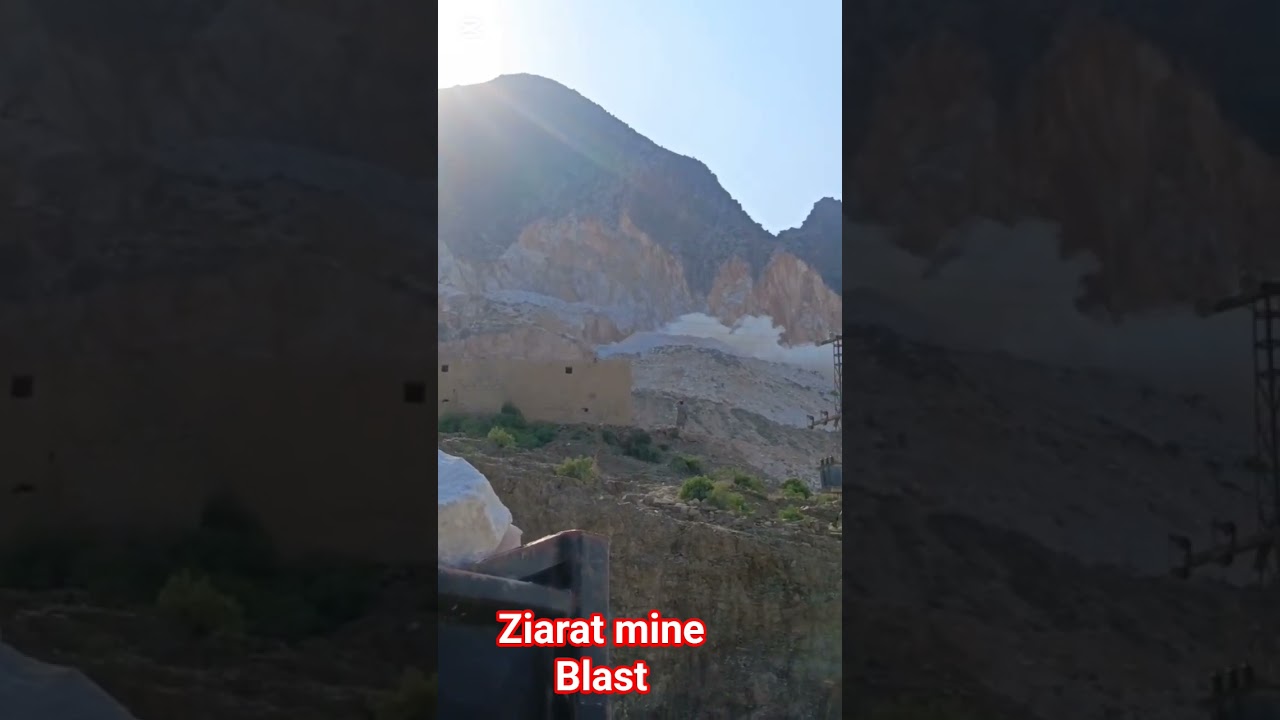Massive Blast in Ziarat Marble Mine | Powerful Explosion in Marble Quarry#viral #foryouchannel