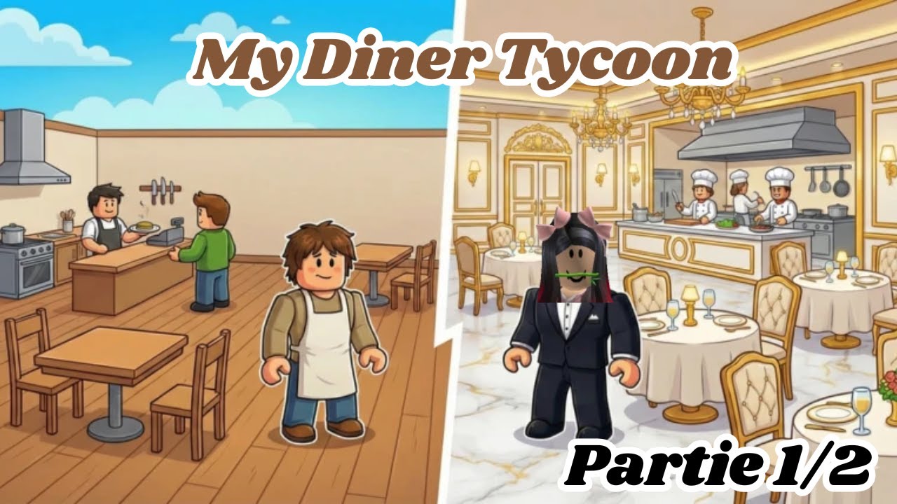 Roblox -  Tycoon -  35 jours pour créer mon diner !