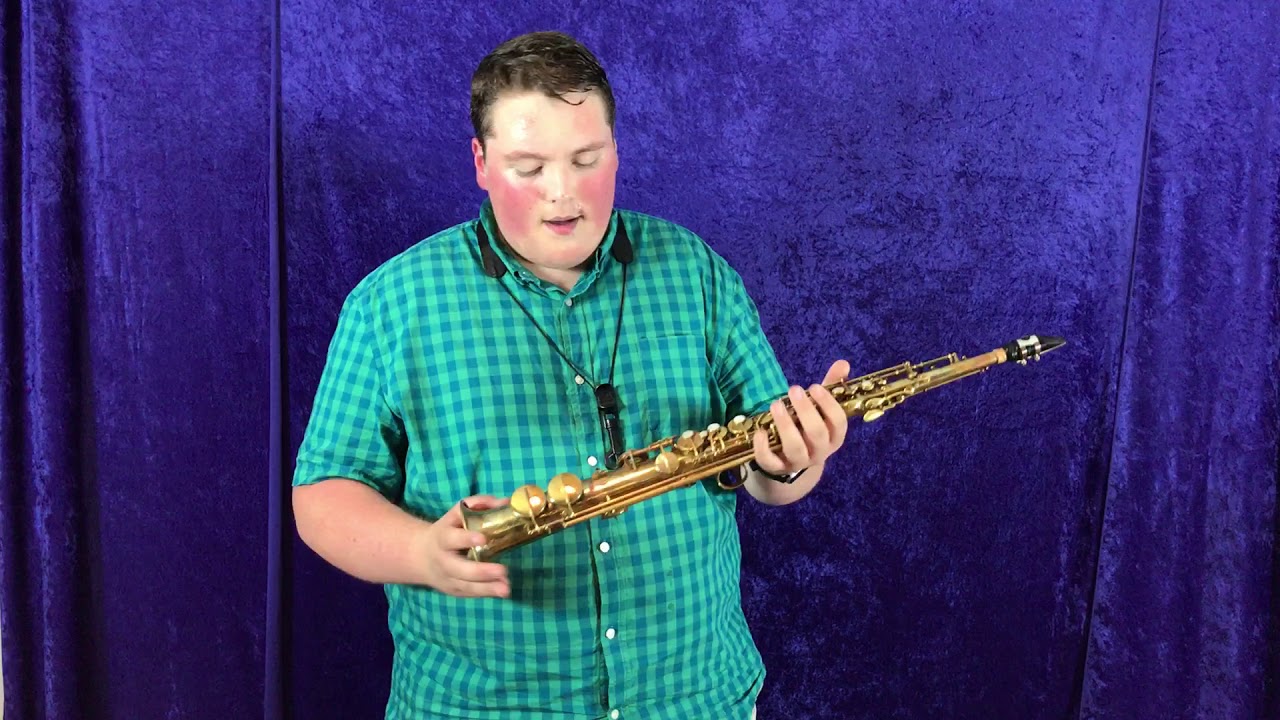 C.G. Conn Soprano Chu Berry Vintage Straight Soprano Saxophone Serial #M157994