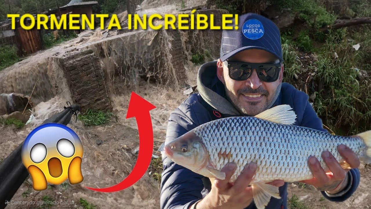 #locosporlapescaok | Pescamos en ROSARIO y V.G. Galvez - atrapados en INCRE&Iacute;BLE TORMENTA | #viral
