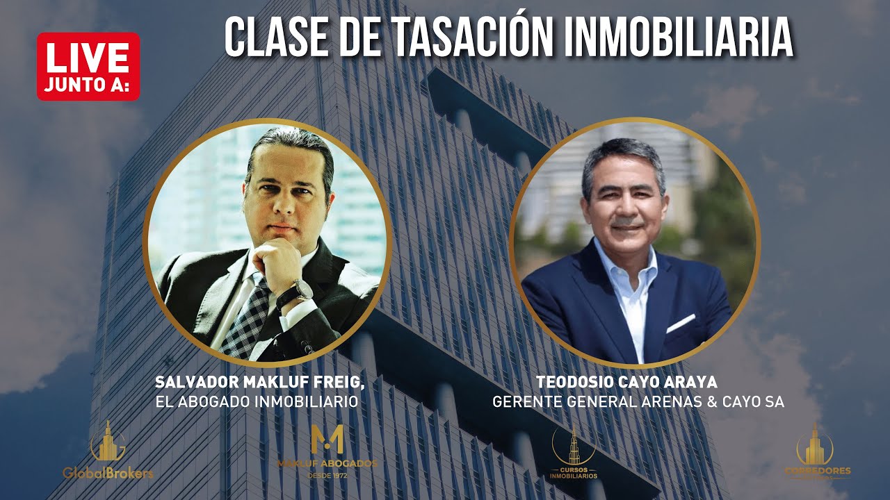 💥Clase de Tasación Inmobiliaria con Teodosio Cayo💥
