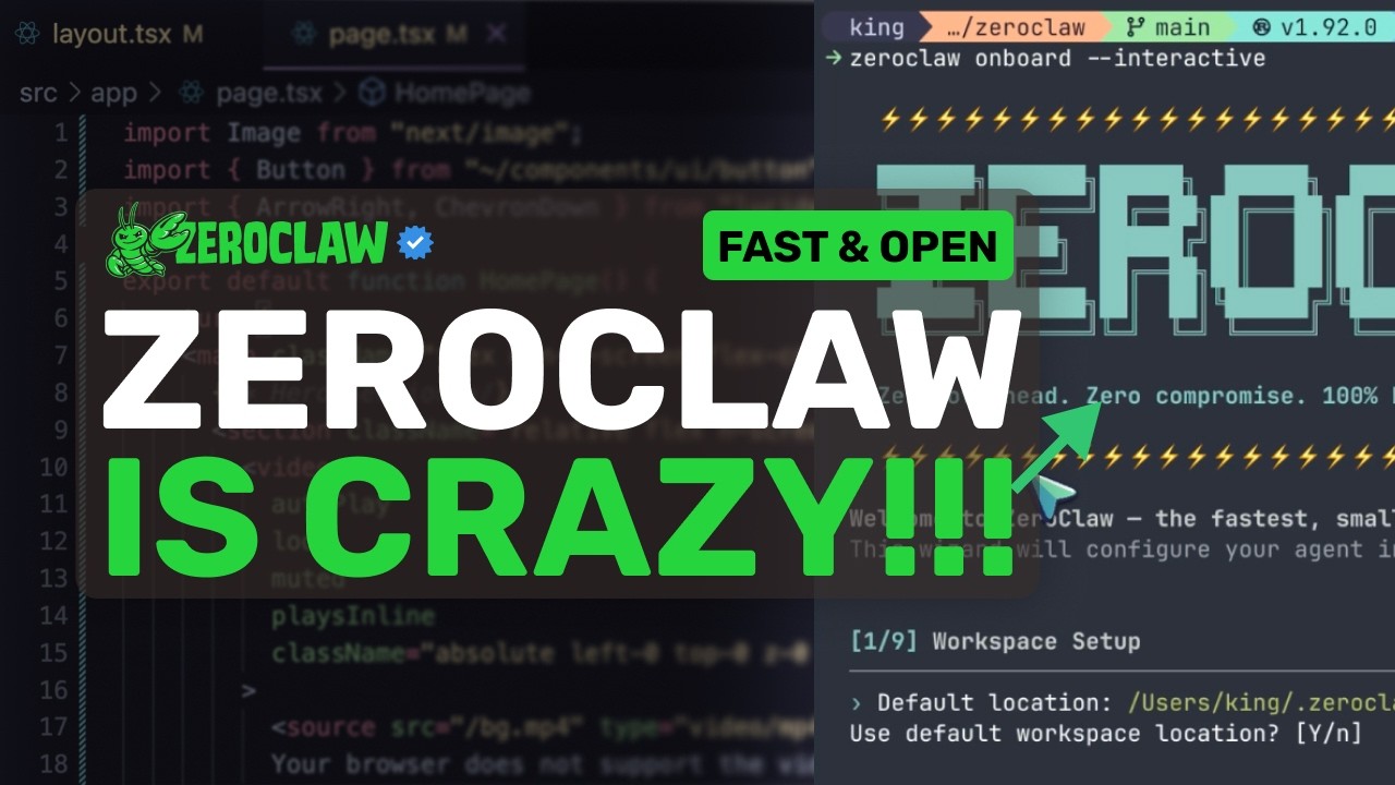 ZeroClaw: This MIGHT BE THE BEST Alternative to OPENCLAW YET!