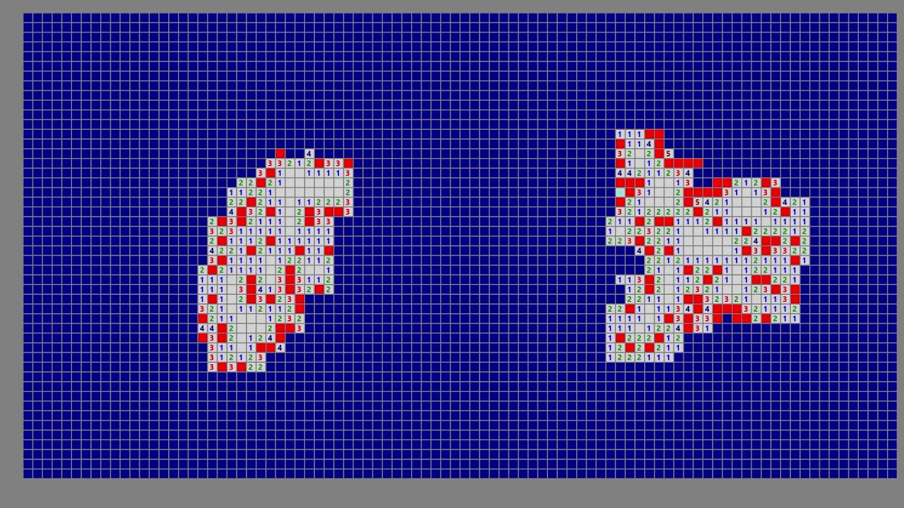 Minesweeper AI (Playing on Massive Games)