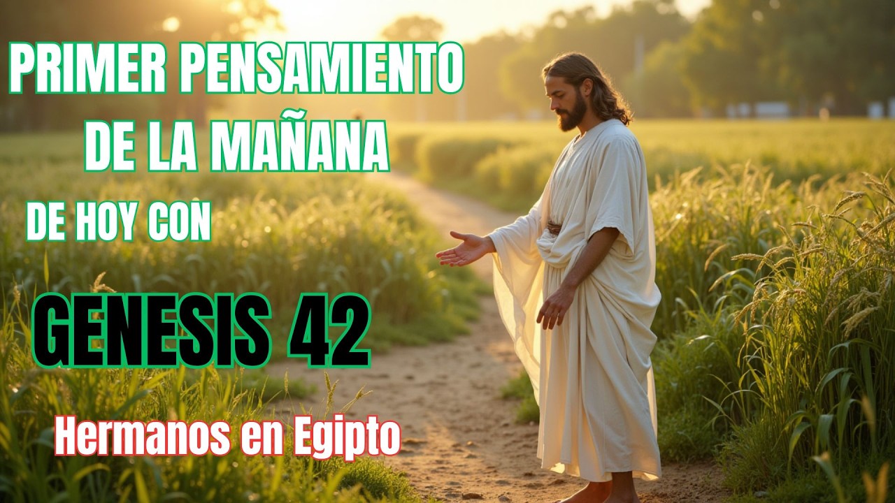 Orando con Génesis 42 | Cuando Dios Confronta el Corazón[hermanos de José viajan a Egipto por Comida