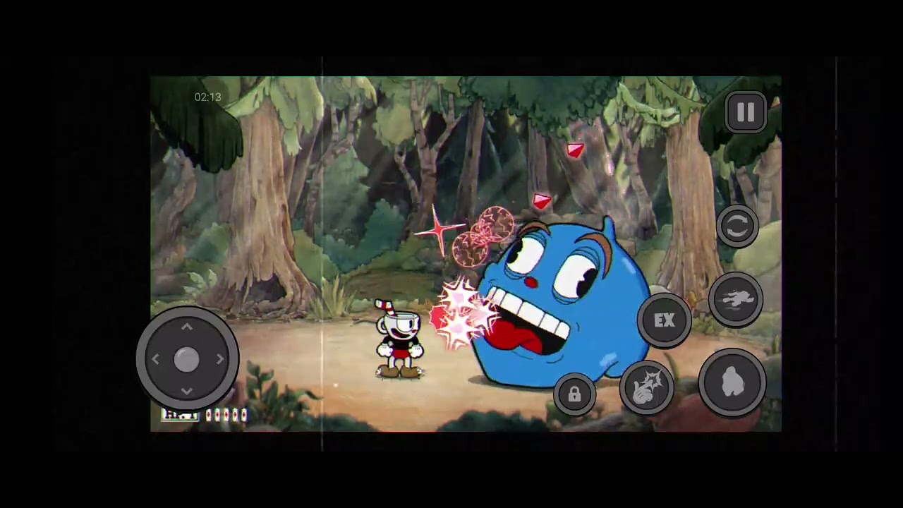 Jugando cuphead como si fuera un pro player