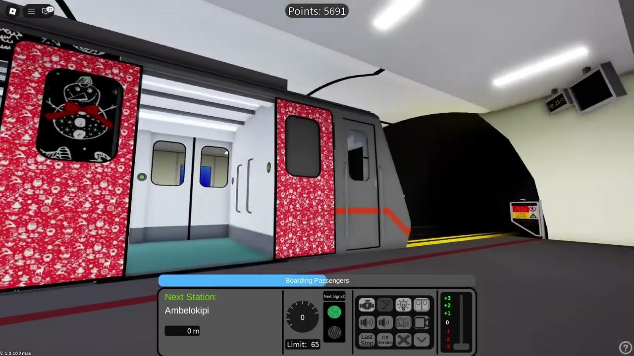 Metro transport Line 3 Monastiraki-Douk.Plakentias.