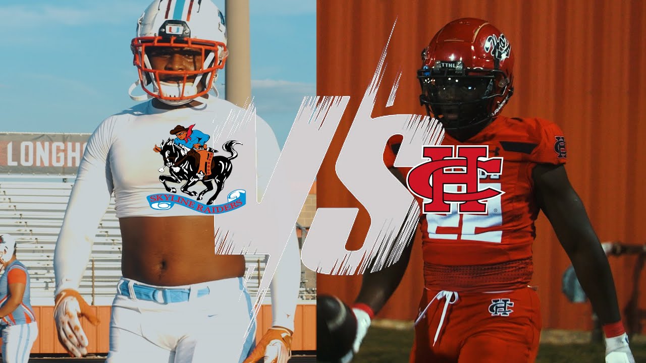 Cedar Hill Vs Dallas Skyline In A  District Opener Battle #txhsfb