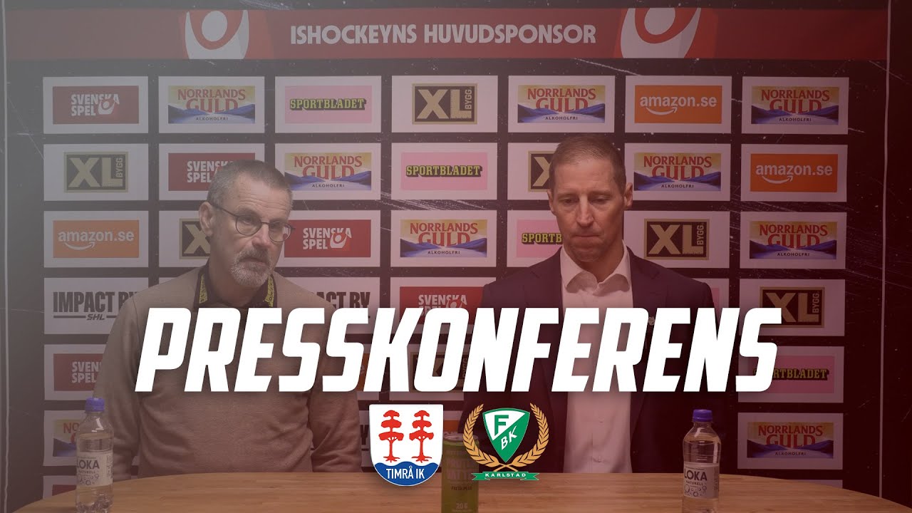 Presskonferens: Timrå IK - Färjestad BK
