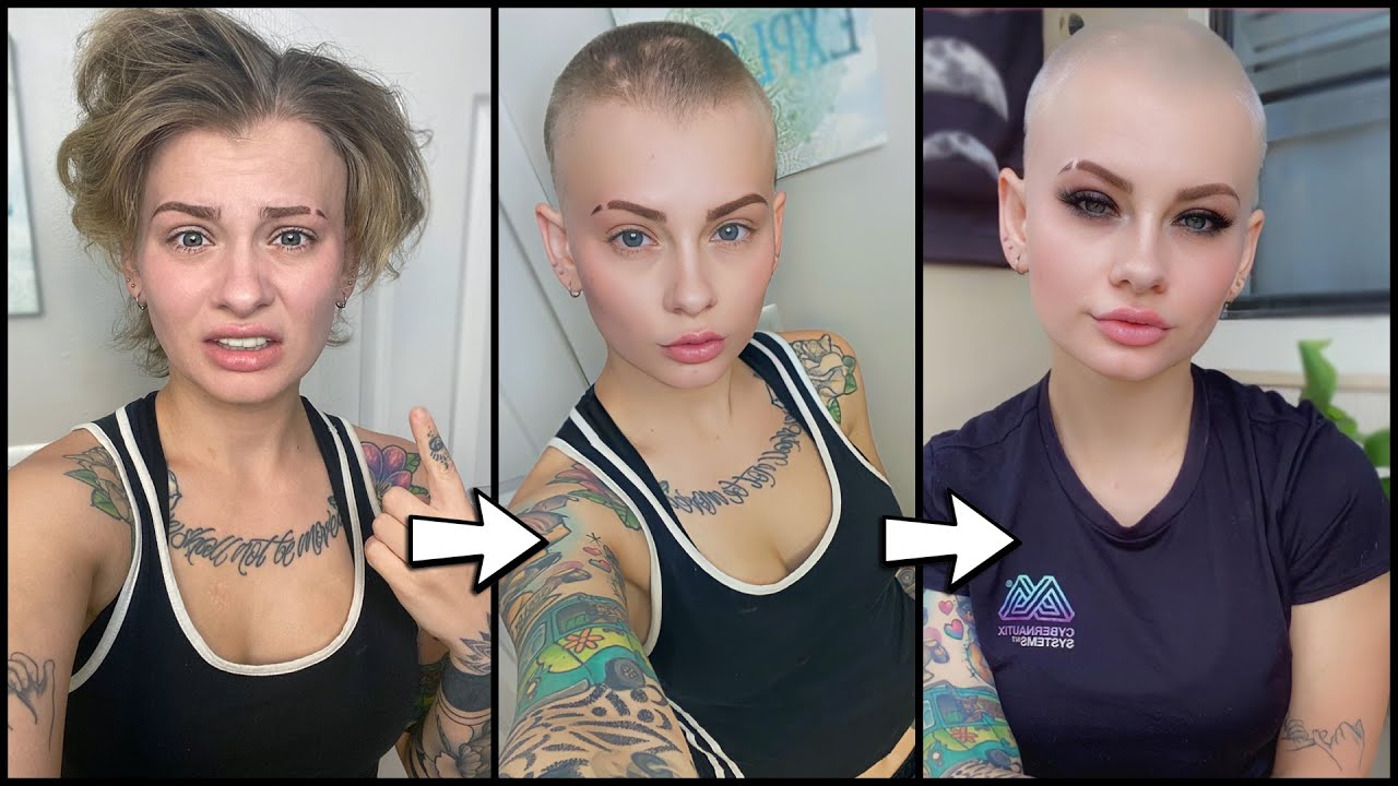 Bleaching My BUZZCUT // **Total Hair Transformation**