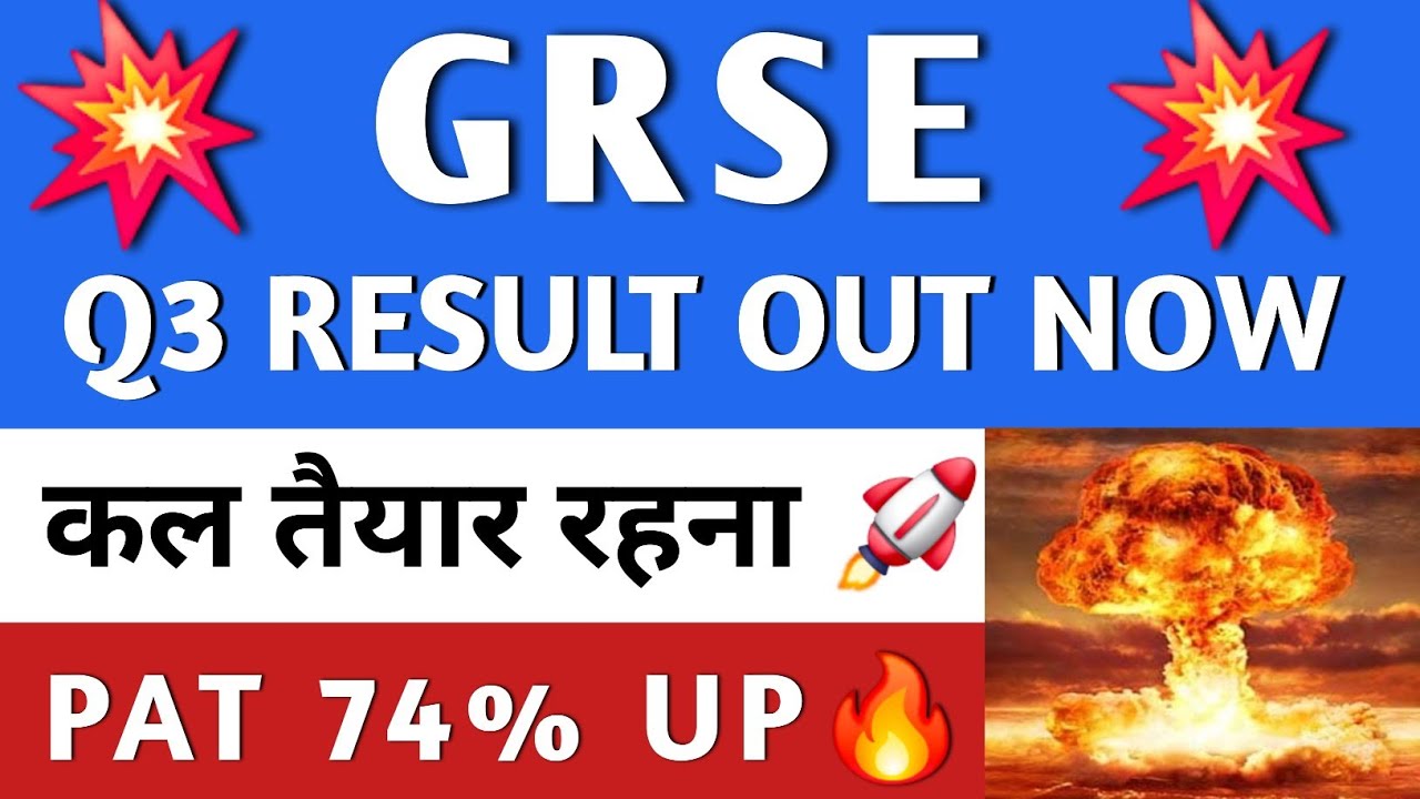 GRSE Q3 RESULTS 🚨 GRSE SHARE NEWS 🚨 | GRSE SHARE Q3 RESULTS | GRSE SHARE LATEST NEWS