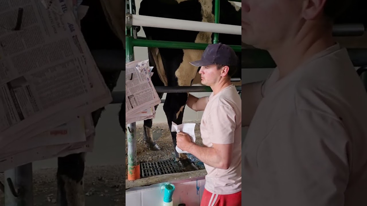 Ordeño mecánico de vacas en Entrerríos, Antioquia 2023sep