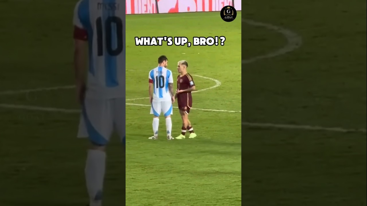 The Ultimate Football Showdown Messi VS Soteldo  #shorts #messi #argentinavsvenezuela