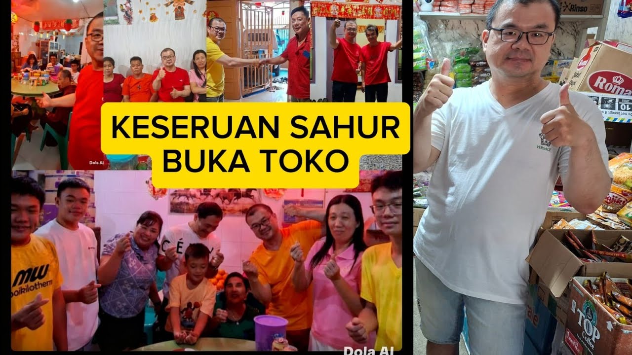 KESERUAN SAHUR BUKA TOKO#fyp​ #virals​ #viral​ #jangkauanluas​ #semuaorang​ #dagang​ #toko​ #warung
