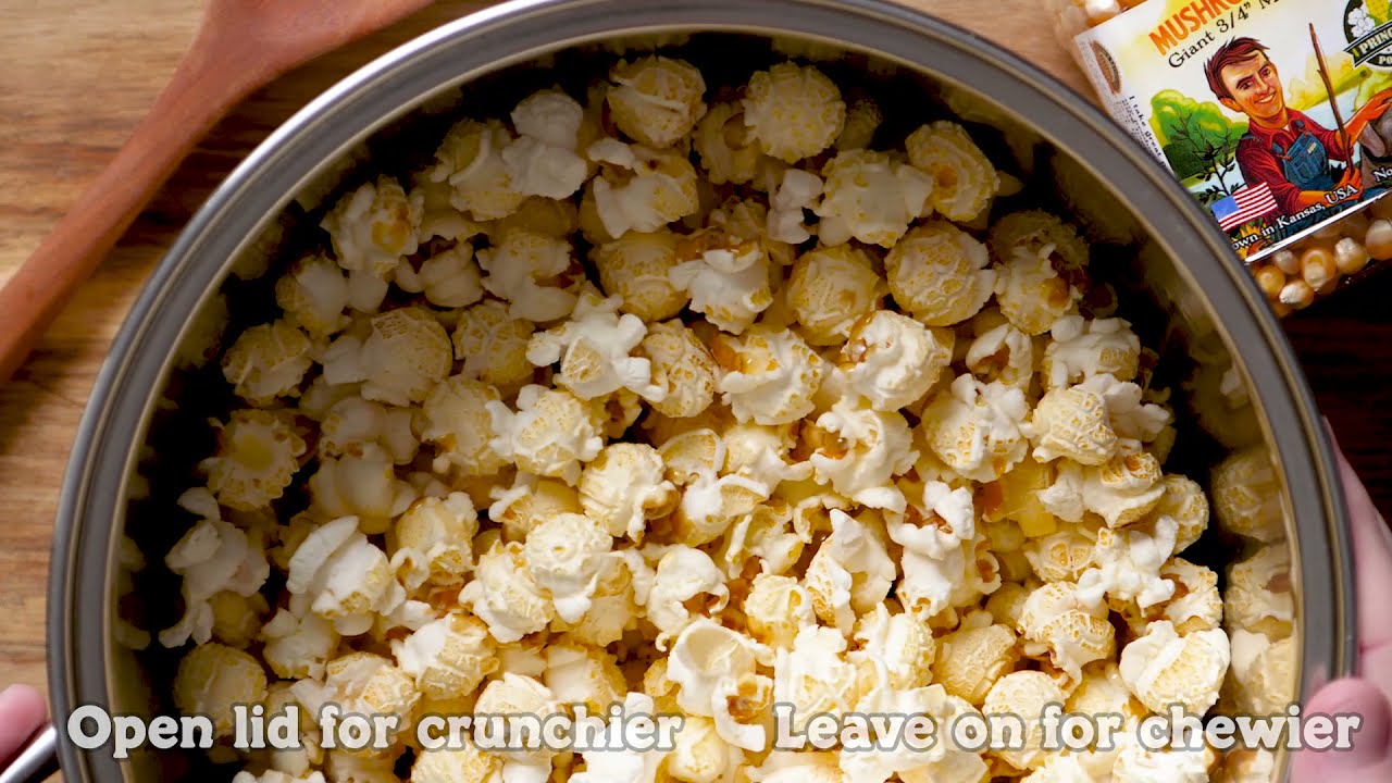How to Pop Popcorn on the stove Princeton Popcorn Company Mushroom Popcorn