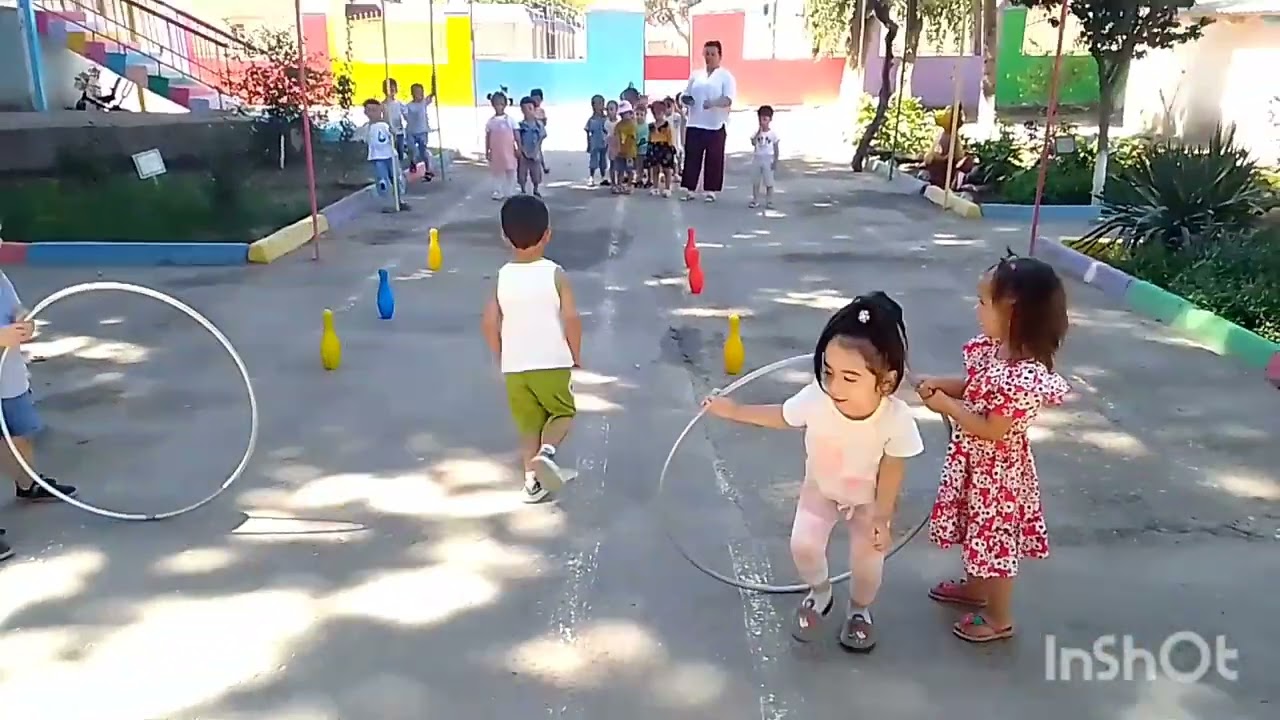 Kichik guruhlar uchun estafeta Sport yo'riqchisi Shanonova Oyrajab Buxoro