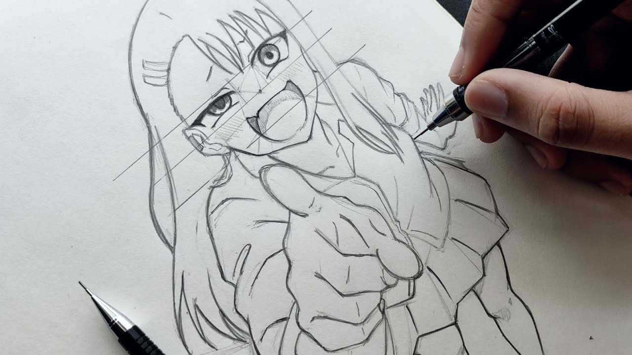 Drawing Nagatoro-san from ijiranaide nagataro-san/please dont bully me nagatoro san spring 2021